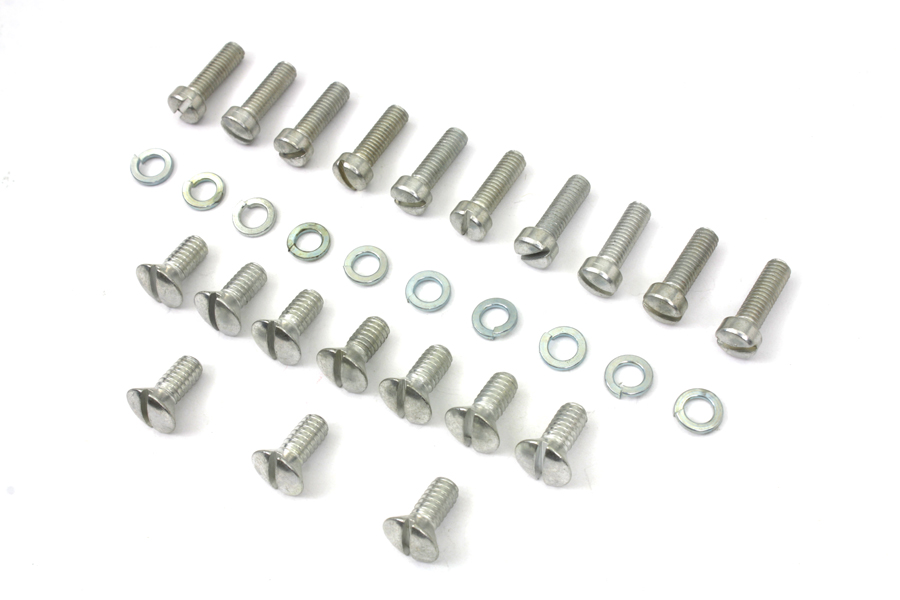 Cadmium Outer Primary Cover Screw Set Stock