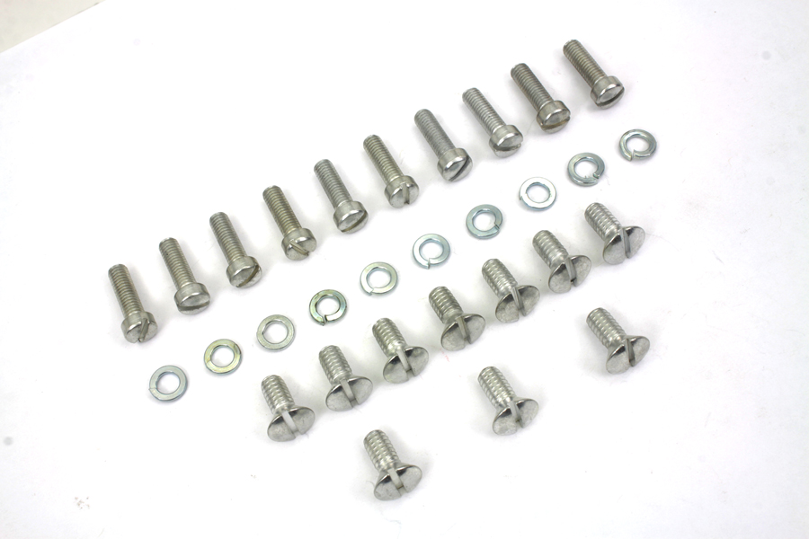 Cadmium Outer Primary Cover Screw Set Stock