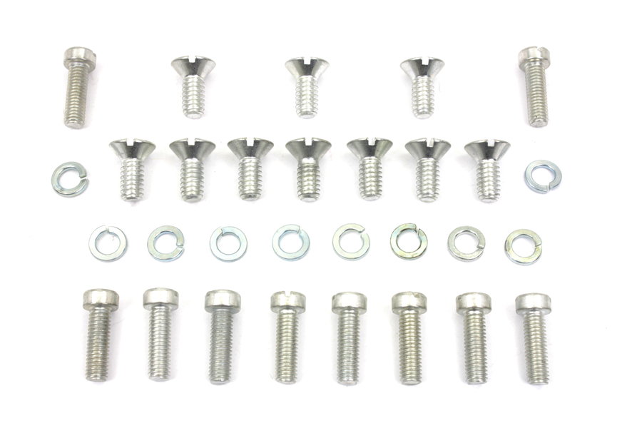 Cadmium Outer Primary Cover Screw Set Stock